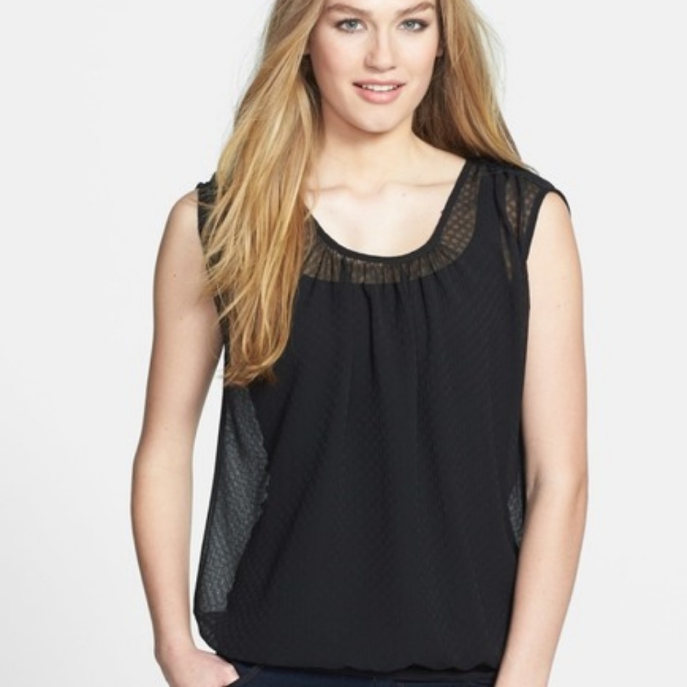🎈Pleione Black Sheet Top, Size Large